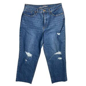 Universal Thread Women's Jeans Vintage Straight Distressed Size 12